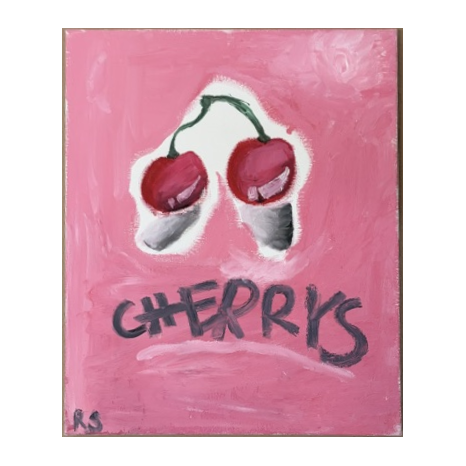 Cherries Painting