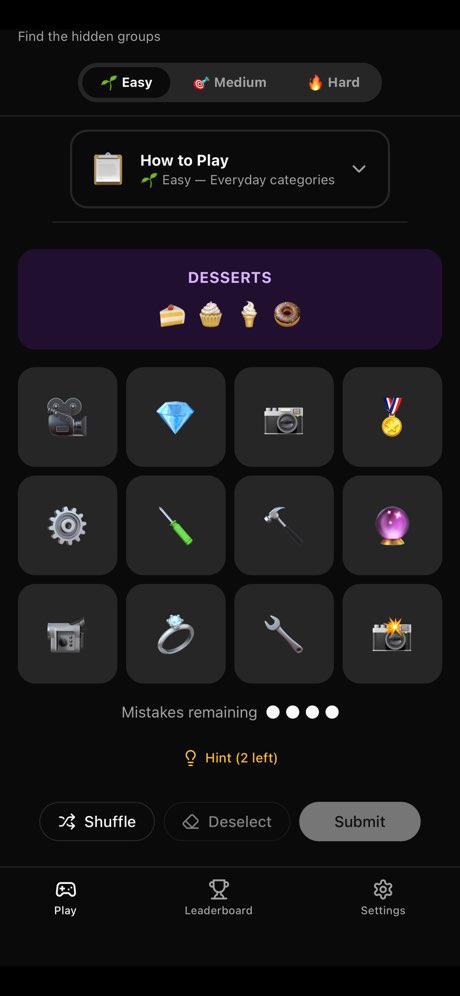 A solved Groupmoji group